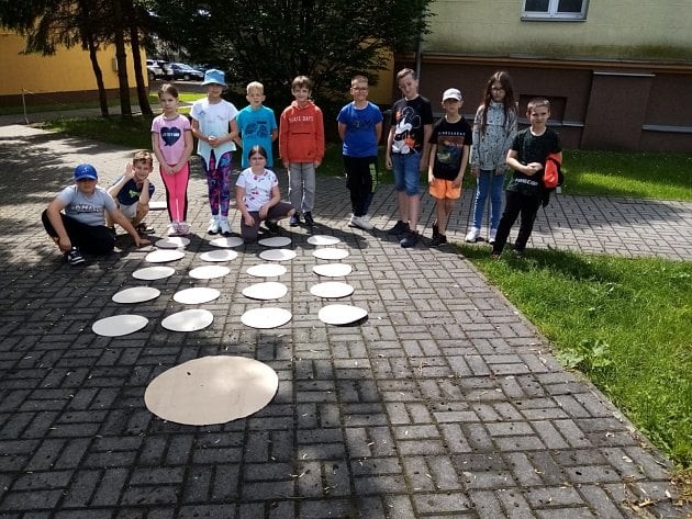 Příprava na aktivní chodník.